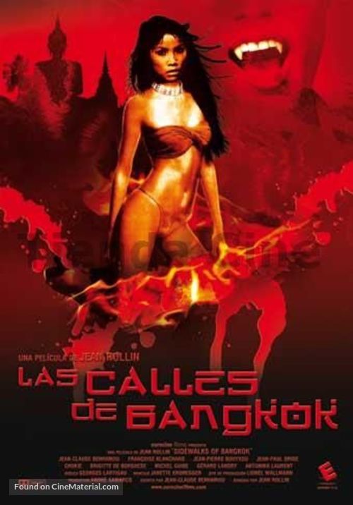 Les trottoirs de Bangkok - Spanish DVD movie cover