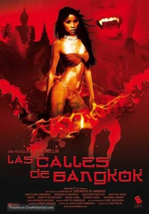 Les trottoirs de Bangkok - Spanish DVD movie cover