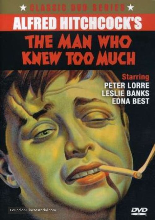 The Man Who Knew Too Much - DVD movie cover