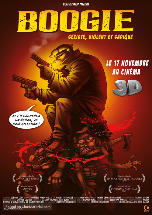 Boogie al aceitoso - French Movie Poster
