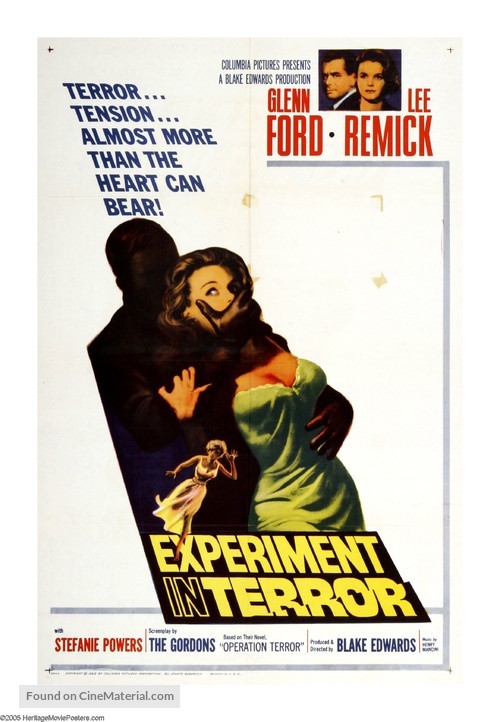 Experiment in Terror - Movie Poster