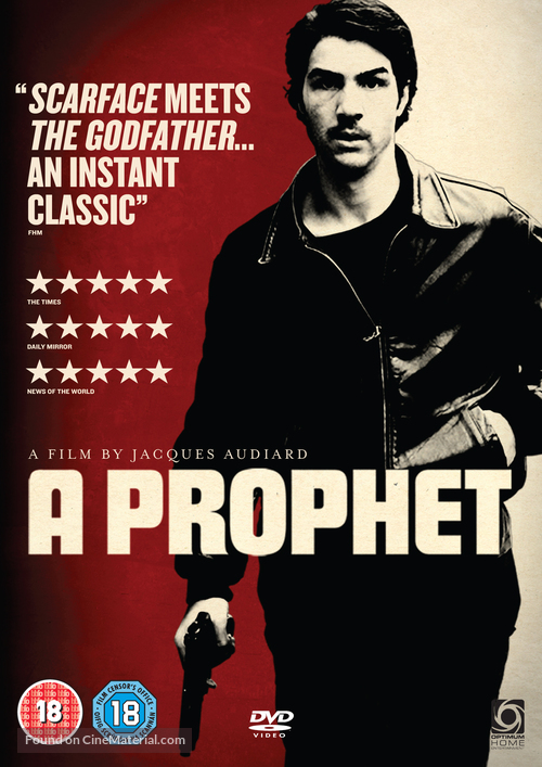 Un proph&egrave;te - British DVD movie cover