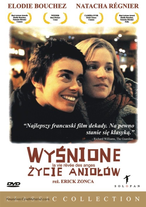 La vie r&ecirc;v&eacute;e des anges - Polish DVD movie cover