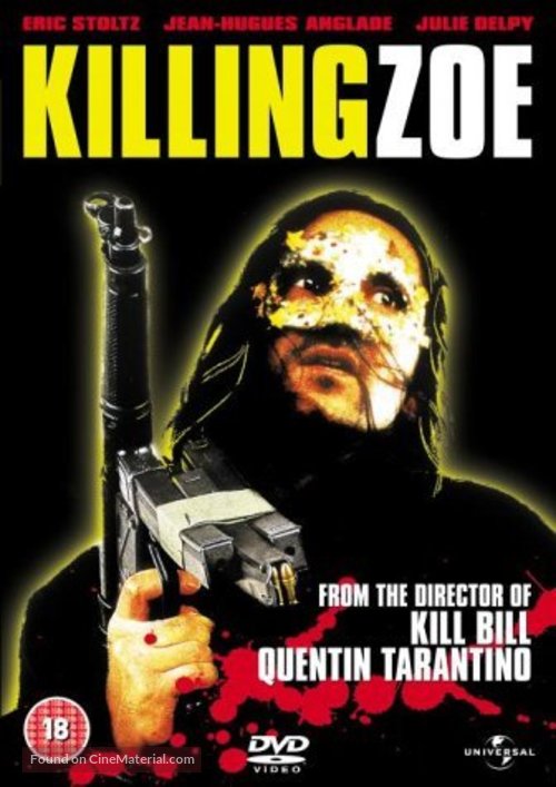 Killing Zoe - British DVD movie cover