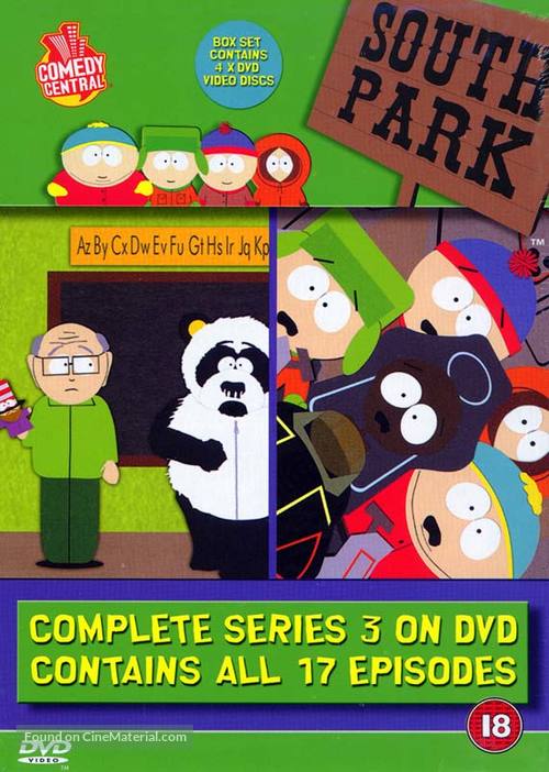 &quot;South Park&quot; - British DVD movie cover