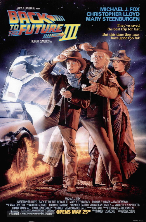 Back to the Future Part III - Movie Poster