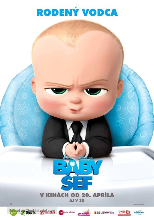 The Boss Baby - Slovak Movie Poster