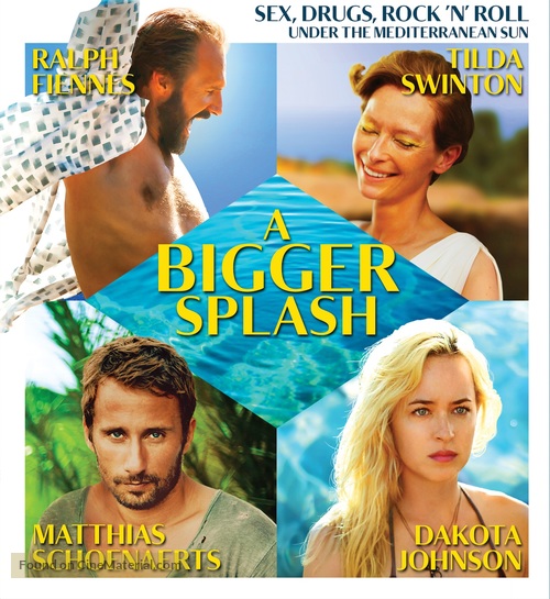 A Bigger Splash - Blu-Ray movie cover