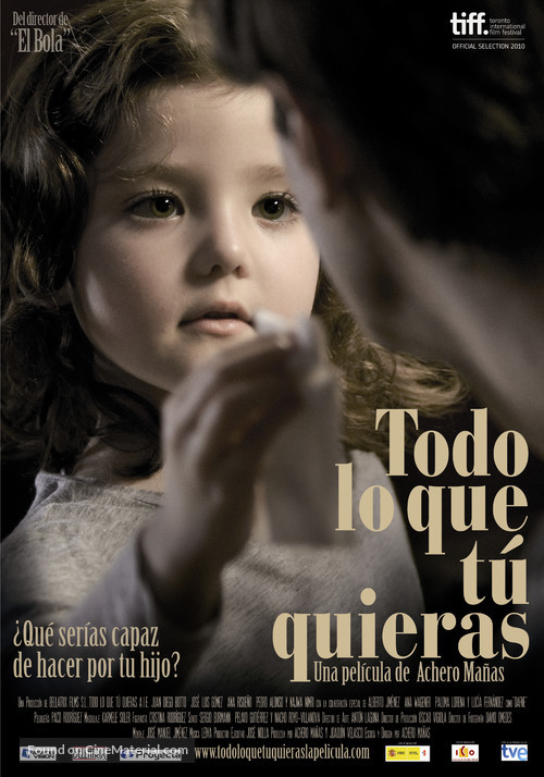 Todo lo que t&uacute; quieras - Spanish Movie Poster