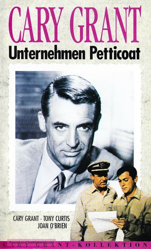 Operation Petticoat - German VHS movie cover