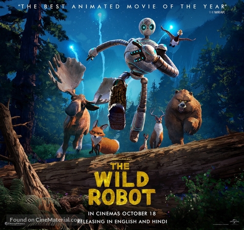 The Wild Robot - Indian Movie Poster