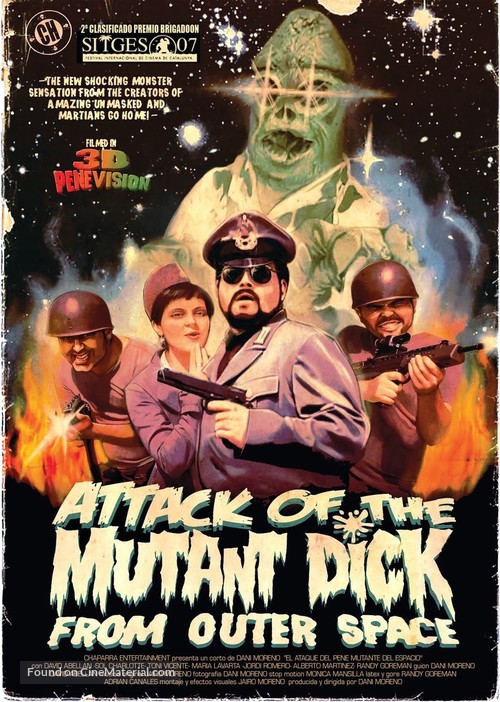 El Ataque del Pene Mutante del Espacio - Spanish Movie Poster