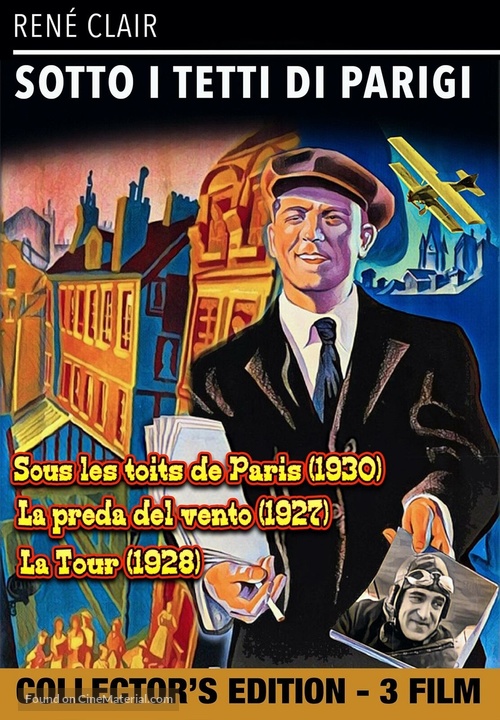 Sous les toits de Paris - Italian DVD movie cover