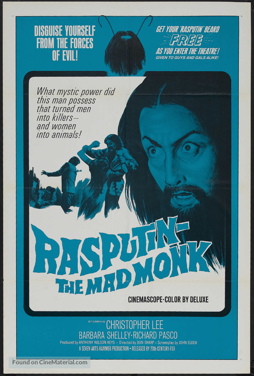Rasputin: The Mad Monk - Movie Poster