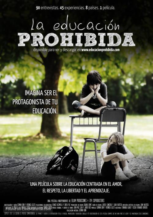 La educaci&oacute;n prohibida - Argentinian Movie Poster