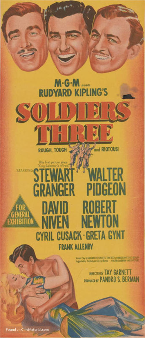 Soldiers Three - Australian Movie Poster