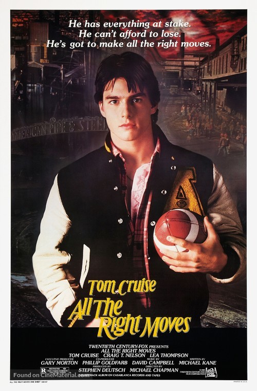 All the Right Moves - Movie Poster