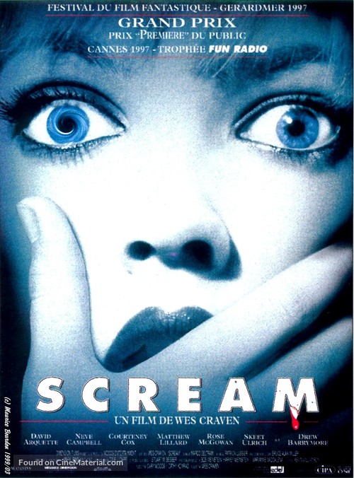 Scream - French Movie Poster