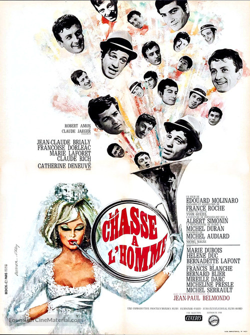 La chasse &agrave; l&#039;homme - French Movie Poster