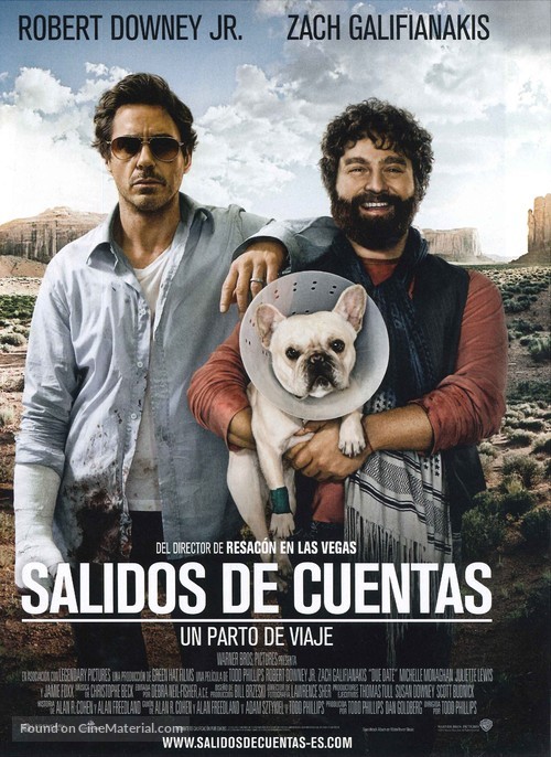 Due Date - Spanish Movie Poster