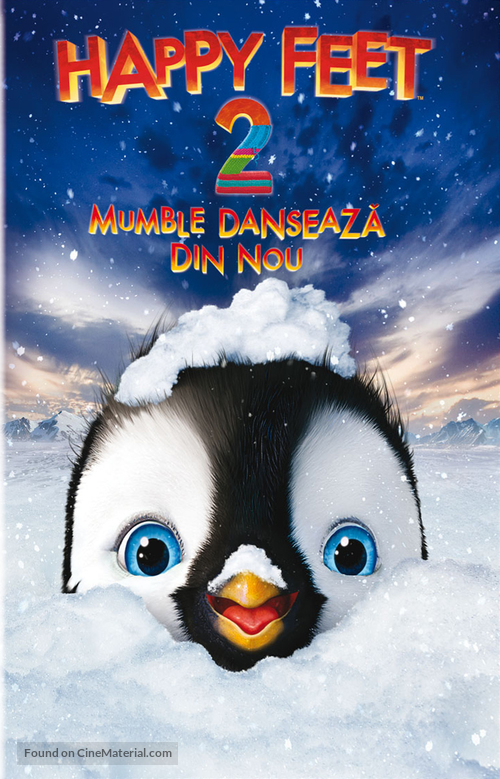 Happy Feet Two - Romanian DVD movie cover