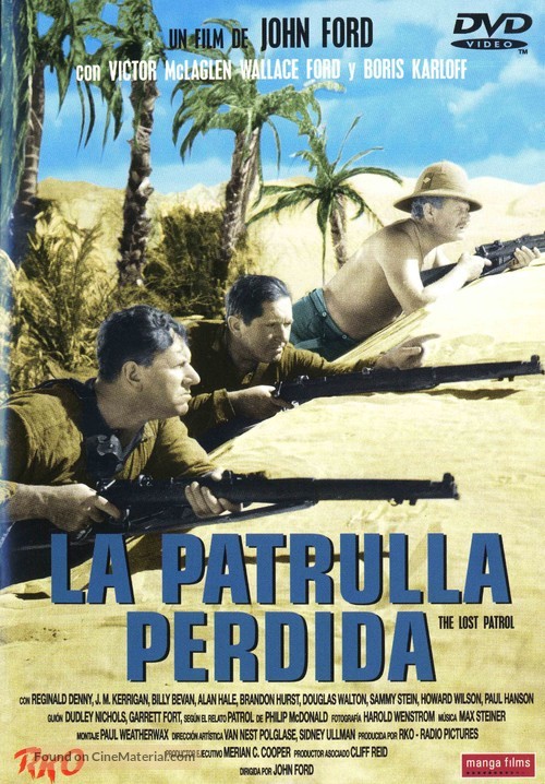 The Lost Patrol - Spanish Movie Cover