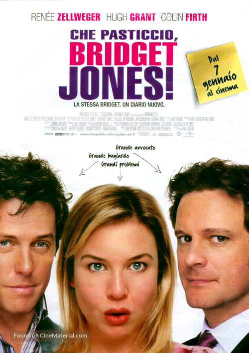 Bridget Jones: The Edge of Reason - Italian Movie Poster