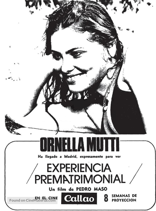 Experiencia prematrimonial - Spanish poster