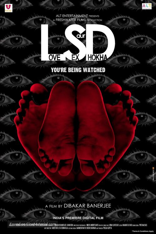 LSD: Love, Sex Aur Dhokha - Indian Movie Poster