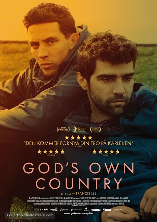 God&#039;s Own Country - Swedish Movie Poster