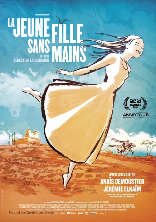 La jeune fille sans mains - French Movie Poster