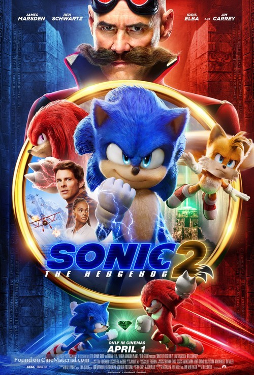 Sonic the Hedgehog 2 - British Movie Poster