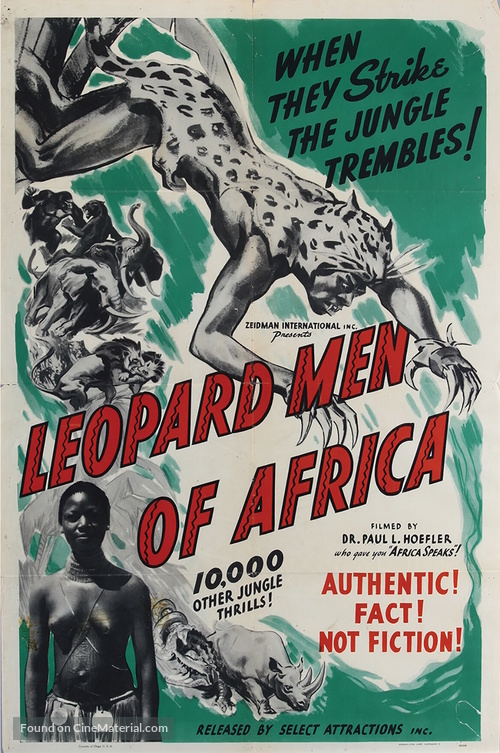 Leopard Men of Africa - Movie Poster