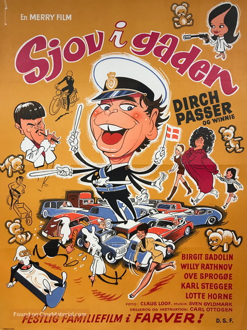 Sjov i gaden - Danish Movie Poster