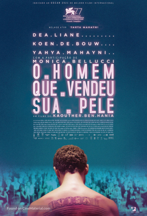 The Man Who Sold His Skin - Brazilian Movie Poster