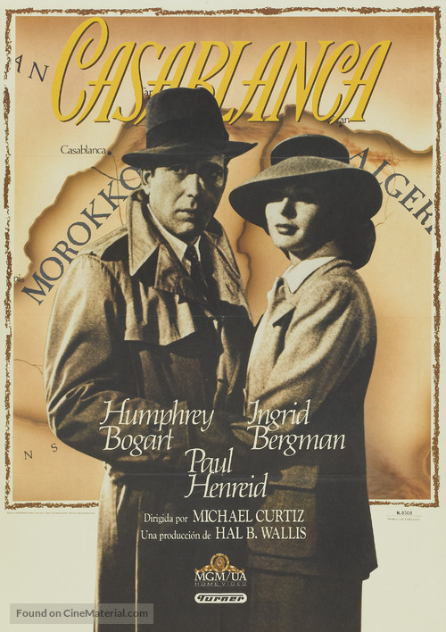 Casablanca - Spanish DVD movie cover