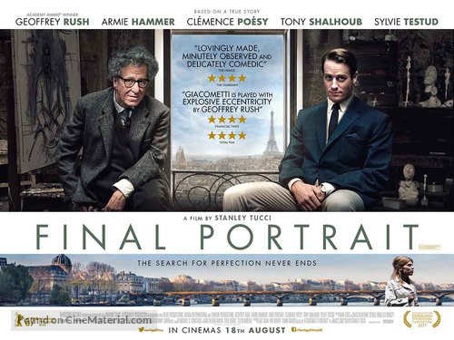 Final Portrait - British Movie Poster
