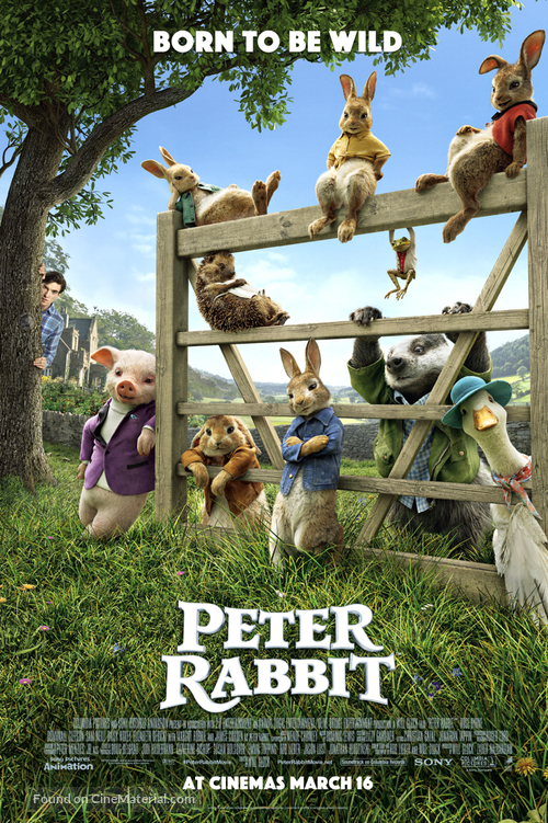 Peter Rabbit - British Movie Poster