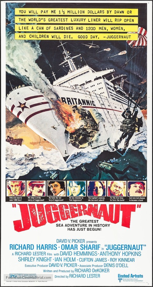 Juggernaut (1974) movie poster