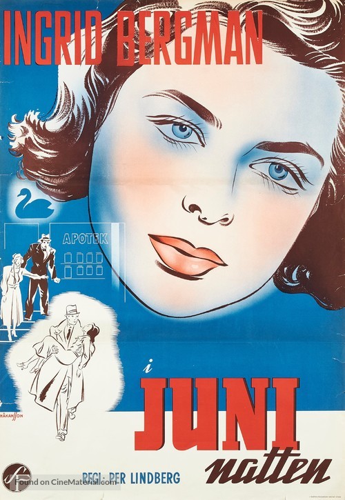 Juninatten - Swedish Movie Poster