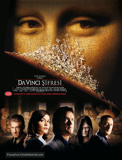 The Da Vinci Code - Turkish Movie Poster