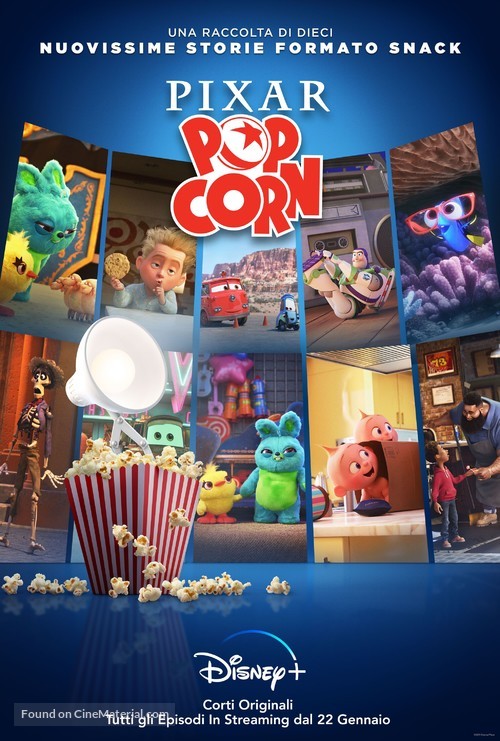 &quot;Pixar Popcorn&quot; - Italian Movie Poster