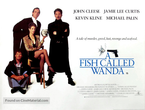 A Fish Called Wanda - British Movie Poster