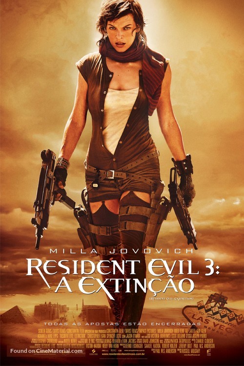 Resident Evil: Extinction - Brazilian Movie Poster