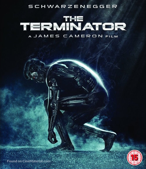The Terminator - British Blu-Ray movie cover