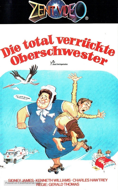 Carry on Matron - German VHS movie cover