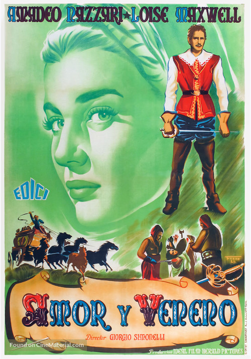 Amori e veleni - Spanish Movie Poster