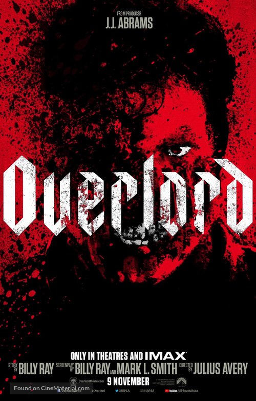 Overlord - South African Movie Poster