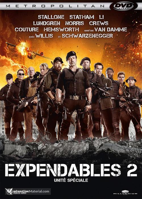 The Expendables 2 - French DVD movie cover