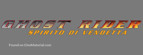 Ghost Rider: Spirit of Vengeance - Italian Logo